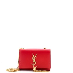 Classic Monogram Tassel Crossbody Bag Leather Small