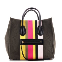 Phantom Bag Striped Canvas Medium