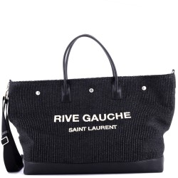 Rive Gauche Shopper Tote Raffia Large
