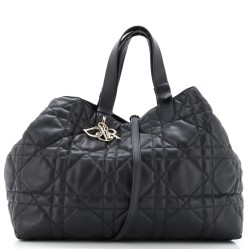 Toujours Tote Bag Macrocannage Quilt Calfskin Large