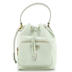 Duet Drawstring Bucket Bag Tessuto Small