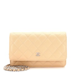 Wallet on Chain Quilted Caviar