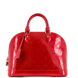 Alma Handbag Monogram Vernis PM