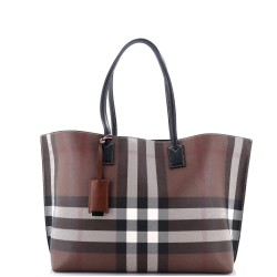 Soft Tote Check E-Canvas Medium
