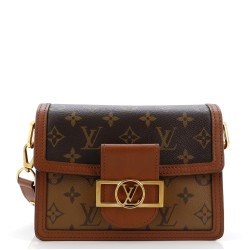 Dauphine Shoulder Bag Reverse Monogram Canvas Mini