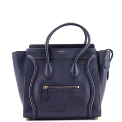 Luggage Bag Smooth Leather Micro