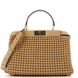 Peekaboo Bag Woven Nappa Leather Regular