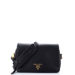 Flap Zip Crossbody Bag Vitello Phenix Small