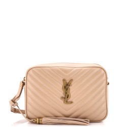 Lou Camera Bag Matelasse Chevron Leather Small