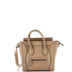 Luggage Bag Grainy Leather Nano