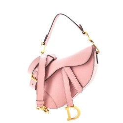 Saddle Handbag Leather Mini