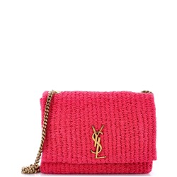 Classic Monogram Crossbody Bag Raffia