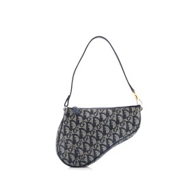 Vintage Saddle Bag Diorissimo Canvas Mini
