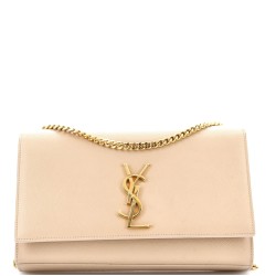 Classic Monogram Crossbody Bag Grainy Leather Medium