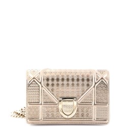 Diorama Flap Bag Cannage Embossed Calfskin Baby
