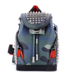 Explorafunk Keyring Crossbody Bag Spiked Printed Leather