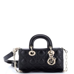 Lady D-Joy Bag Cannage Quilt Lambskin Small