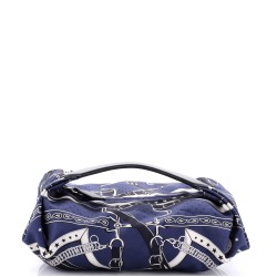 Balusoie Bag Printed Silk and Leather