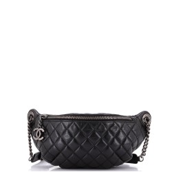 Banane Waist Bag Quilted Leather