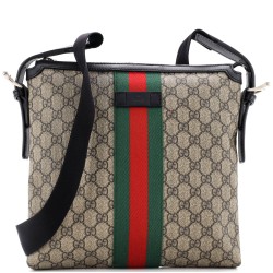 Web Messenger Bag GG Coated Canvas Medium