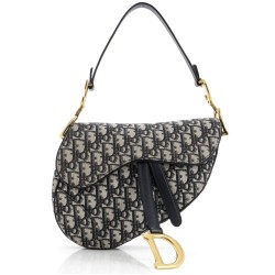 Saddle Handbag Oblique Canvas Medium