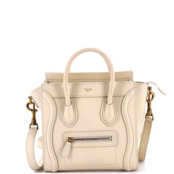 Luggage Bag Grainy Leather Nano