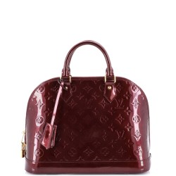 Alma Handbag Monogram Vernis PM