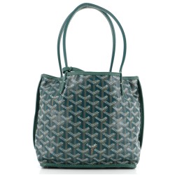 Anjou Reversible Tote Coated Canvas Mini