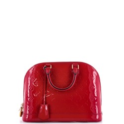 Alma Handbag Monogram Vernis PM