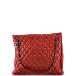 New Bubble Tote Quilted Calfskin Small
