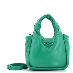 Padded Soft Tote Leather Mini