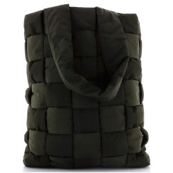 Padded Tote Intrecciato Nylon Large