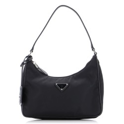 Re-Edition 2005 Hobo Tessuto with Saffiano Leather Mini