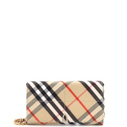 Snip Chain Bag House Check Canvas Mini