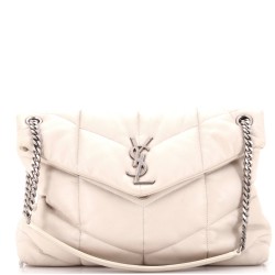 Loulou Puffer Shoulder Bag Quilted Leather Medium