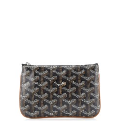 Senat Zip Pouch Coated Canvas Mini