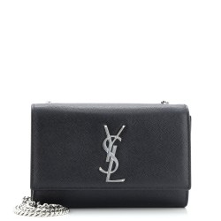 Classic Monogram Crossbody Bag Grainy Leather Medium