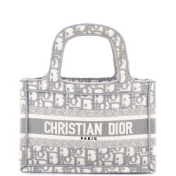 Book Tote Oblique Canvas Mini