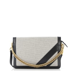 Cross 3 Crossbody Bag Canvas with Leather Small