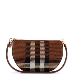 Olympia Pouch Shoulder Bag Knitted Check