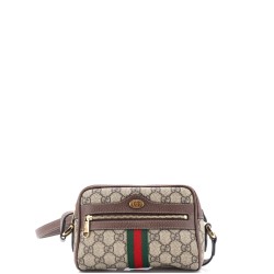 Ophidia Shoulder Bag GG Coated Canvas Mini