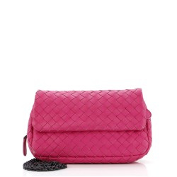 Expandable Chain Crossbody Bag Intrecciato Nappa Small