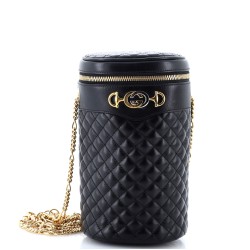 Trapuntata Crossbody Belt Bag Quilted Leather