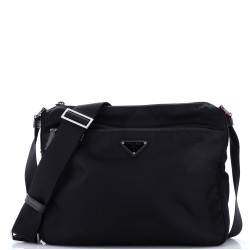 Re-Edition Front Pocket Messenger Bag Tessuto Large