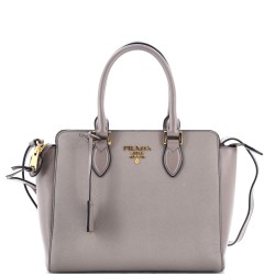 Convertible Tote Saffiano with Soft Calf Small