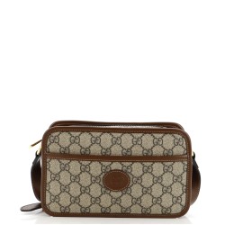Interlocking G Patch Camera Bag GG Coated Canvas Mini