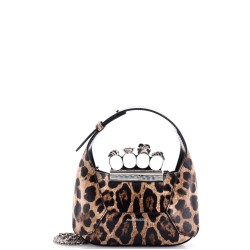 Jewelled Hobo Leather Mini