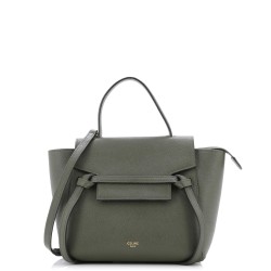Belt Bag Textured Leather Nano