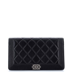 Boy Wallet on Chain Quilted Lambskin