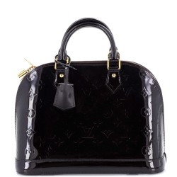 Alma Handbag Monogram Vernis PM